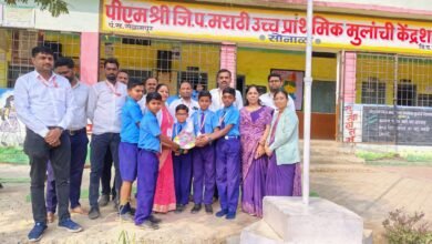 Photo of सोनाळा येथील पीएम श्री जि प मराठी शाळेचे दणदणीत यश ; 6 विद्यार्थी IMO दुसऱ्या फेरीसाठी पात्र, 33 विद्यार्थ्यांना सुवर्ण विजेतेपद..