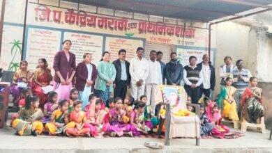 Photo of जिल्हा परिषद मराठी शाळा टुनकी येथे सावित्रीबाई फुले जयंती उत्साहात साजरी….